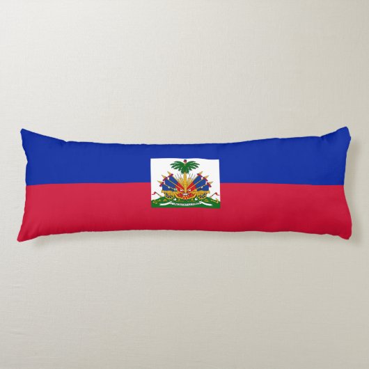 Haiti Vlag Lichaamskussen (Voorkant)