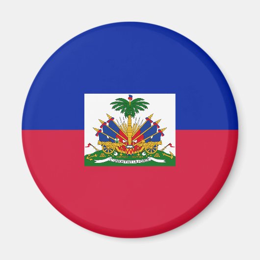 Haiti Vlag Magneet (Voorkant)