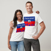 Haïti vlag mannen T-shirt (Unisex)