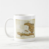 Haïti vlag + Mok kaart (Links)