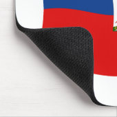 Haïti-vlag Mousepad Muismat (Hoek)