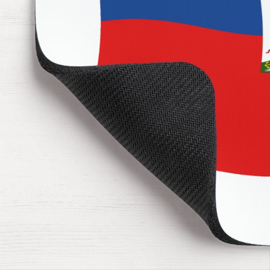 Haïti-vlag Mousepad Muismat (Hoek)
