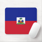 Haïti-vlag Mousepad Muismat (Met muis)