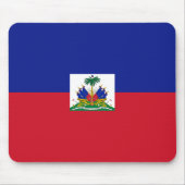 Haïti-vlag Mousepad Muismat (Voorkant)