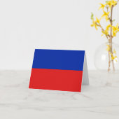 Haiti Vlag Notitiekaart (Gele Bloem)