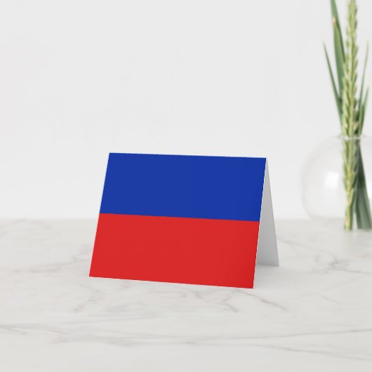 Haiti Vlag Notitiekaart (Voorkant)