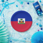 Haiti Vlag Papieren Bordje (Feest)