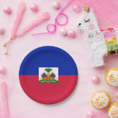 Haiti Vlag Papieren Bordje (Feest)
