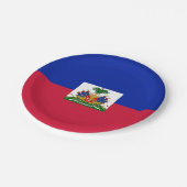 Haiti Vlag Papieren Bordje (Gekanteld)