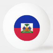 Haiti Vlag Pingpongbal (Achterkant)