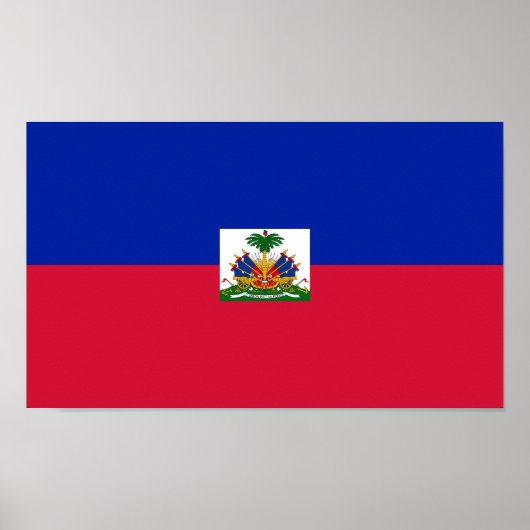 Haiti Vlag Poster (Voorkant)