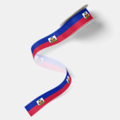 Haiti Vlag Satijnen Lint (Achterkant)