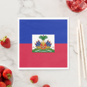Haiti Vlag Servet (Insitu)