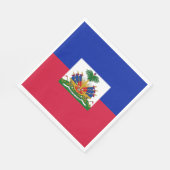 Haiti Vlag Servet (Hoek)