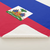 Haiti Vlag Sherpa Deken (3/4)