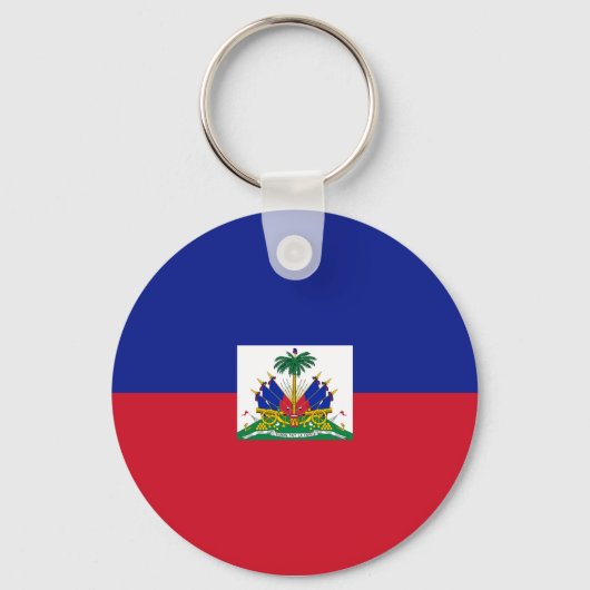 Haïti-vlag Sleutelhanger (Voorkant)