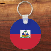Haïti-vlag Sleutelhanger (Voorkant)