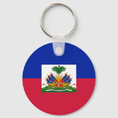 Haiti Vlag Sleutelhanger (Achterkant)