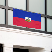 Haiti Vlag Spandoek (Buitenkant Gebouw)