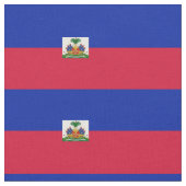 Haiti Vlag Stof (Close Up)