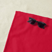 Haiti Vlag Strandlaken (In situ)