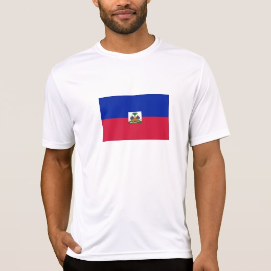 Haiti Vlag T-shirt (Voorkant)