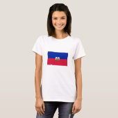 Haiti Vlag T-shirt (Voorkant volledig)