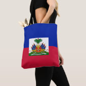 Haiti Vlag Tote Bag (Dichtbij)