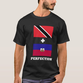Haïti vlag Trinidad en Tobago perfectie T-shirt