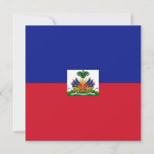 Haïti Vlag Uitnodiging (Voorkant)