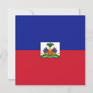 Haïti Vlag Uitnodiging