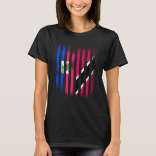 Haïti vlag vlag Trinidad&Tobago - Groen land vlagg T-shirt