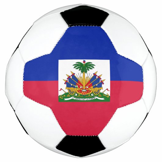 Haiti Vlag Voetbal (Voorkant)