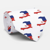 Haïti vlag - Volledige grootte Stropdas (Opgerold)