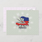 Haïti - Vlaggenkaart 2.0 Briefkaart (Voorkant / Achterkant)