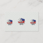 Haïti - Vlaggenkaart 2.0 Visitekaartje (Achterkant)