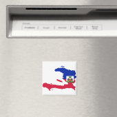 Haïti Vlaggenkaart HT Magneet (Insitu (Vaatwasser))