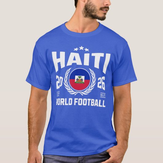 Haiti Voetbal 2026 T-shirt (Voorkant)