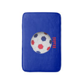 Haïti Voetbal Badmat (Voorkant Verticaal)