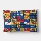 Haïti Voetbal Patroon Ritszak Etui (Achterkant)