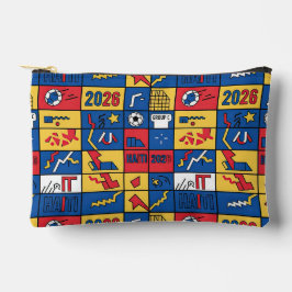 Haïti Voetbal Patroon Ritszak Etui
