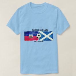 Haiti vs Schotland voetbalwedstrijd WK T-shirt
