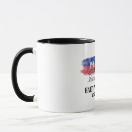 Haiti vs Scotland Group Stage Watercolor Flag Mug  Mok