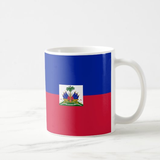 Haïti Wapen Vlag Keramische Mok (Rechts)