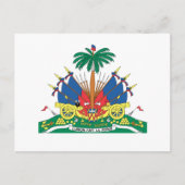 HAÏTI-WAPENKAT BRIEFKAART (Voorkant)