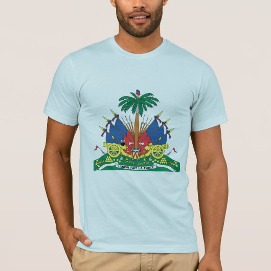 HAÏTI-WAPENKAT T-SHIRT (Voorkant)