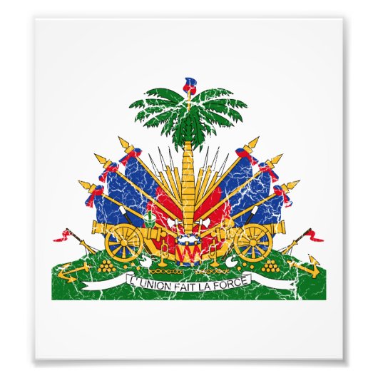 Haïti - wapenschild foto afdruk (Voorkant)