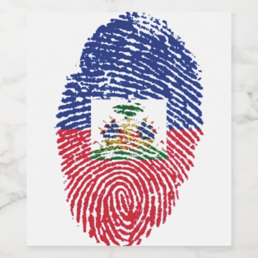 Haïti Wijn Etiket (Enkel label)