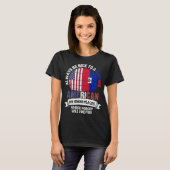 Haïtiaans-Amerikaanse kent de vlag Haïti T-shirt (Voorkant volledig)