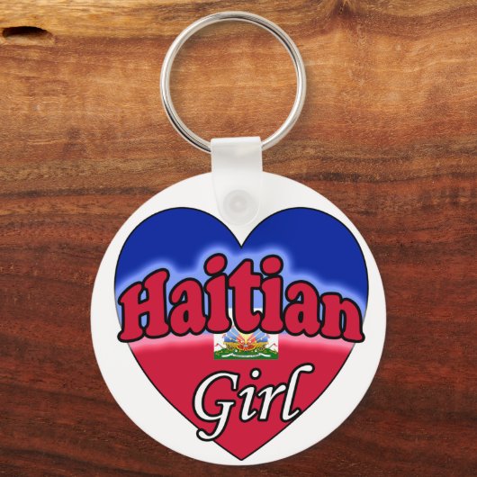 Haïtiaans meisje sleutelhanger (Voorkant)
